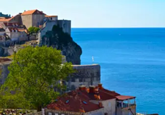 Old Town Walls, Adriatic Sea