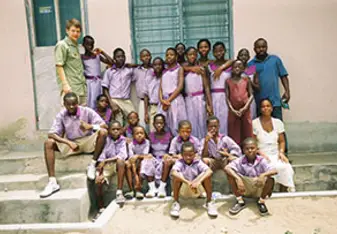 Ghana school kids