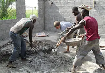 Ghana school construction
