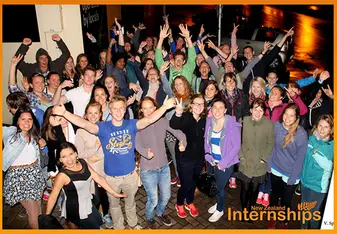 A group of interns at New Zealand Internships!