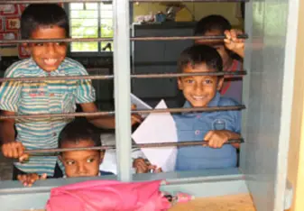 Students in Kundapur, India.