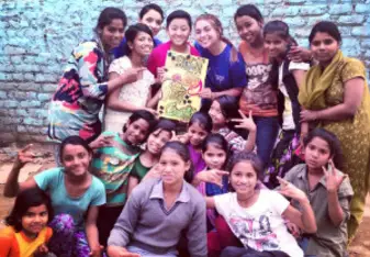 A group of people posing for a picture.