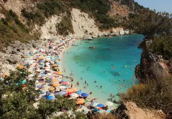 The best beach in Lefkada Greece!