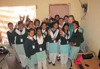 One of the computer classes I taught.