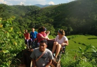 Riding elephants in Thailand