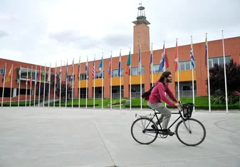 Biking while studying abroad in Spain