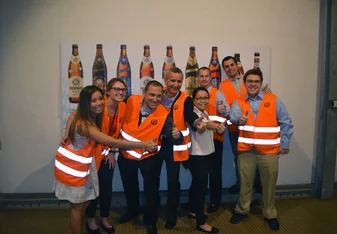 IBS Summer MBA taking a tour of Erdinger Brewery
