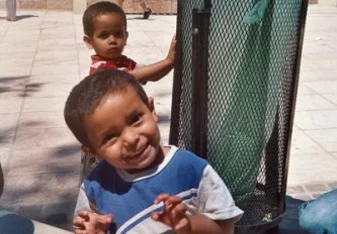 One of the children Thomas volunteered with in Argentina