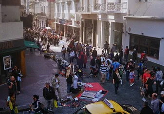 Street view of Buenos Aires, Argentina