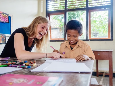 Teaching volunteer in Bali with IVHQ