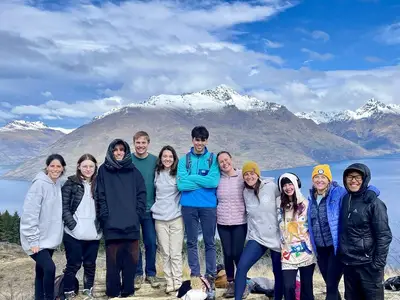 Group on Mountain top