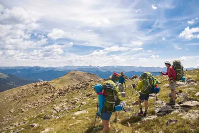 HMI high school semester backpacking trip 
