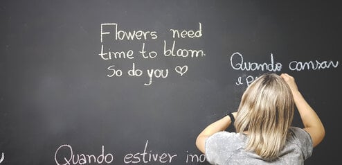 Language learning banner