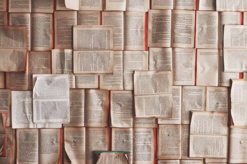 Opened books