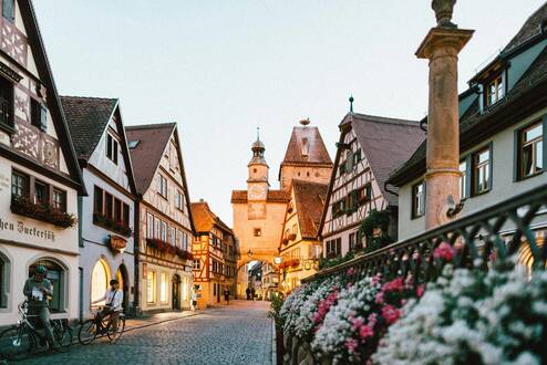 German streets and architecture 
