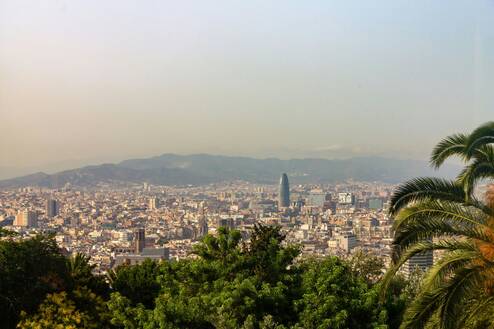 Barcelona skyline