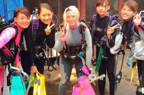 Working Holiday job in Japan as a diving instructor