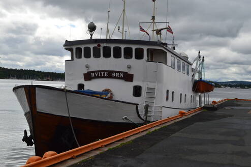 Ferry in Bergen, Norway.