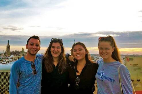Students in Seville 