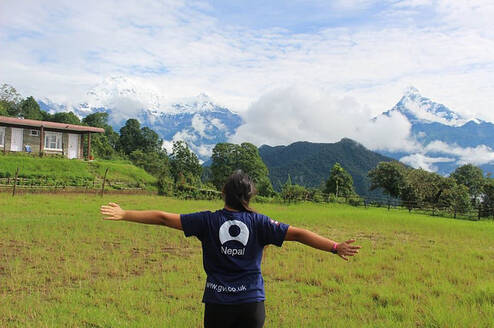 enjoying nepal