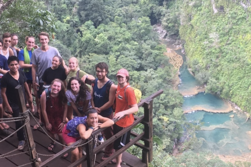 Travel, service, experiential learning, and adventure in Central America Pools of Semuc Champey, Guatemala