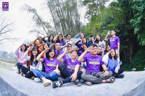 group of volunteers