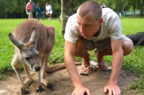 Meeting the friendly wildlife