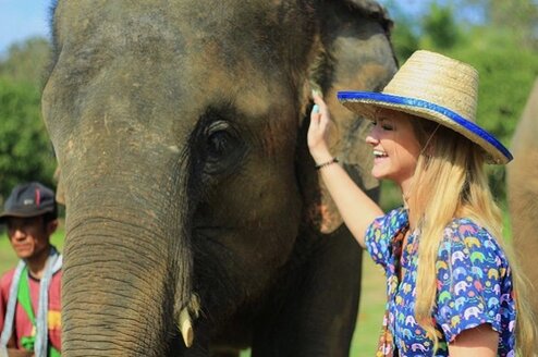 Where to Volunteer with Elephants - Margaret, CISAbroad Thailand
