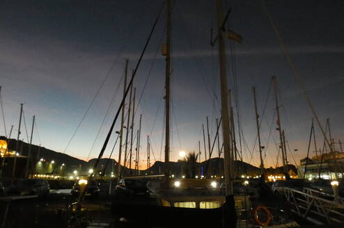 At dock in Gibraltar