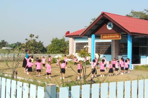 Children (3-5 years old) are target for development of the local elected government. Parents would be encouraged sending their dependents to attend a child development center established within the community they are settled. 