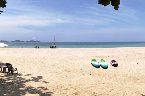 A tranquil beach of the fishing village where in the program will be launched.