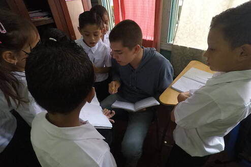 Practice Teaching English at Local Elementary School