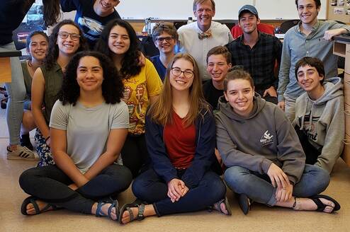 Physics class with Mr. Rice Strange