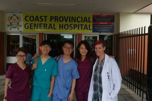 Pre-Meds at Coast Provincial General Hospital in Mombasa, Kenya