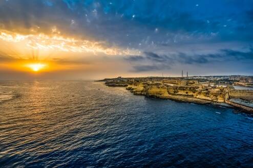 Malta during sunset.