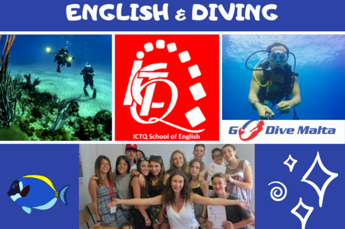 English&Diving Course