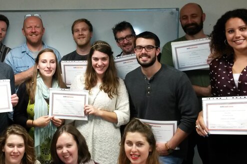 TEFL TOULOUSE Trainees with Certificates