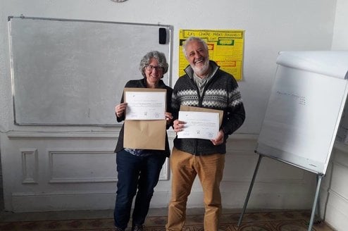  our italian students for a french course