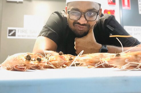 Culinary intern in Australia