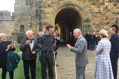 Students meet Prince Charles!