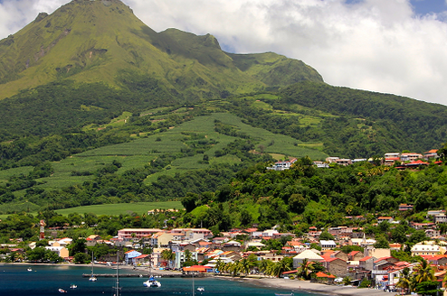 Stunning scenery of Martinique