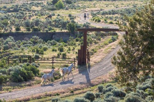 Ride through the HorseWorks entrance into a whole new Western ranch experience!