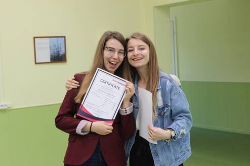 Individual Russian lessons certificate