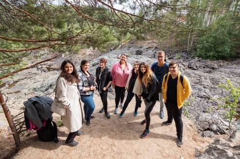 Students from different countries learn Russian during gap year 