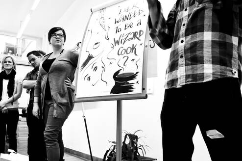 Learning as a team and with concrete projects