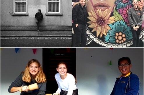 Students exploring Irish culture.