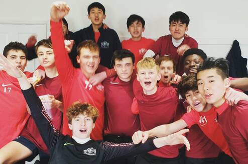 Our U15 Squad after getting to a National Final