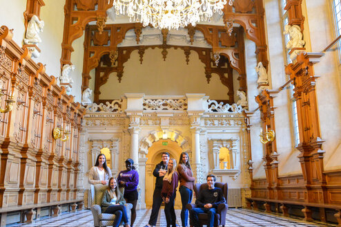 Harlaxton students in the Great Hall