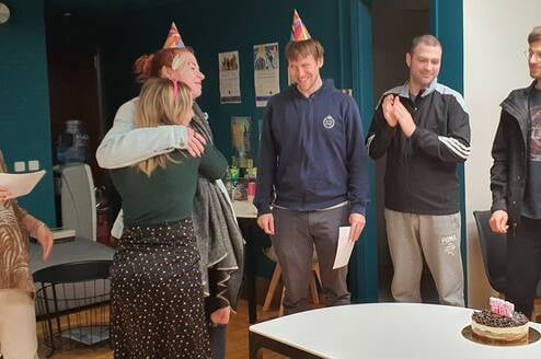 Celebration of our team member`s birthday!