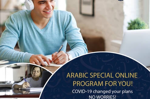 Arabic is coming to you!  COVID-19 changed your plans, NO WORRIES!  Enjoy learning Arabic from home!